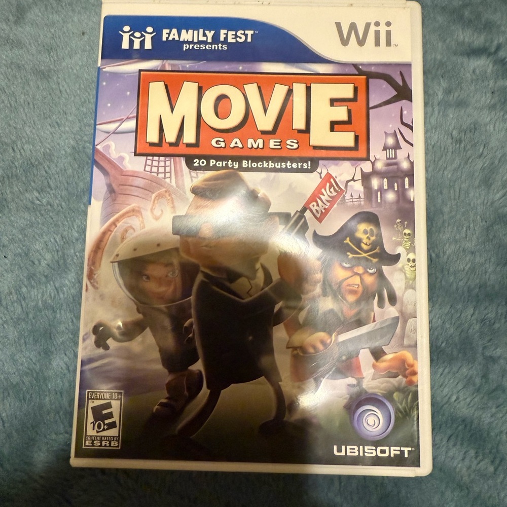 Ubisoft Movie Games for Wii - Purple and Black